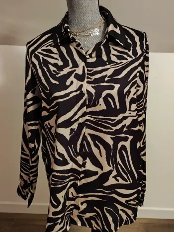 Chemise zébrée Madison
