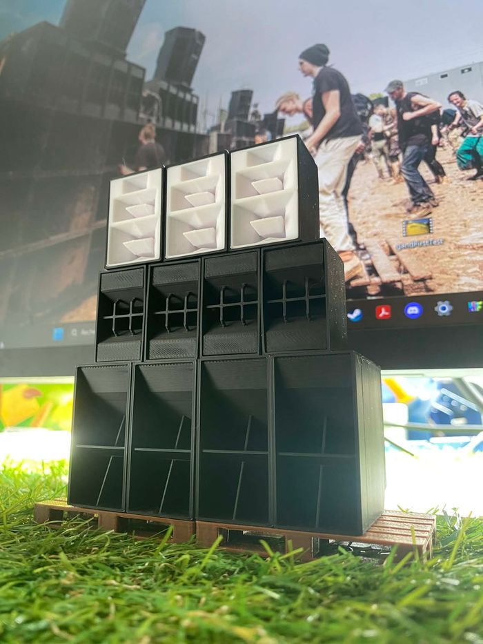 🔊 Mini mur de son maquette de free party festival 🔊 - photo numéro 1