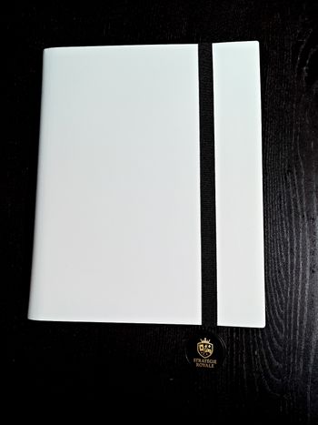 Classeur blanc neuf 360 emplacements cartes à collectionner