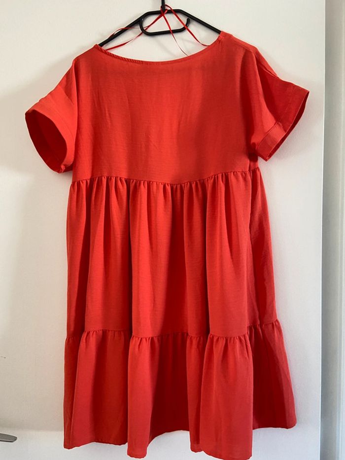Robe patineuse corail taille M neuve - photo numéro 3