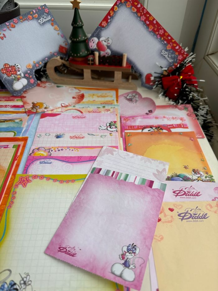 Joli lot de feuilles Diddl - Divers formats - Papier à lettres - PAL - photo numéro 5