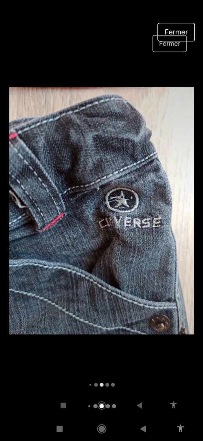 short gris foncé Converse 8 ans débardeur rose sergent major 6 ans - photo numéro 6