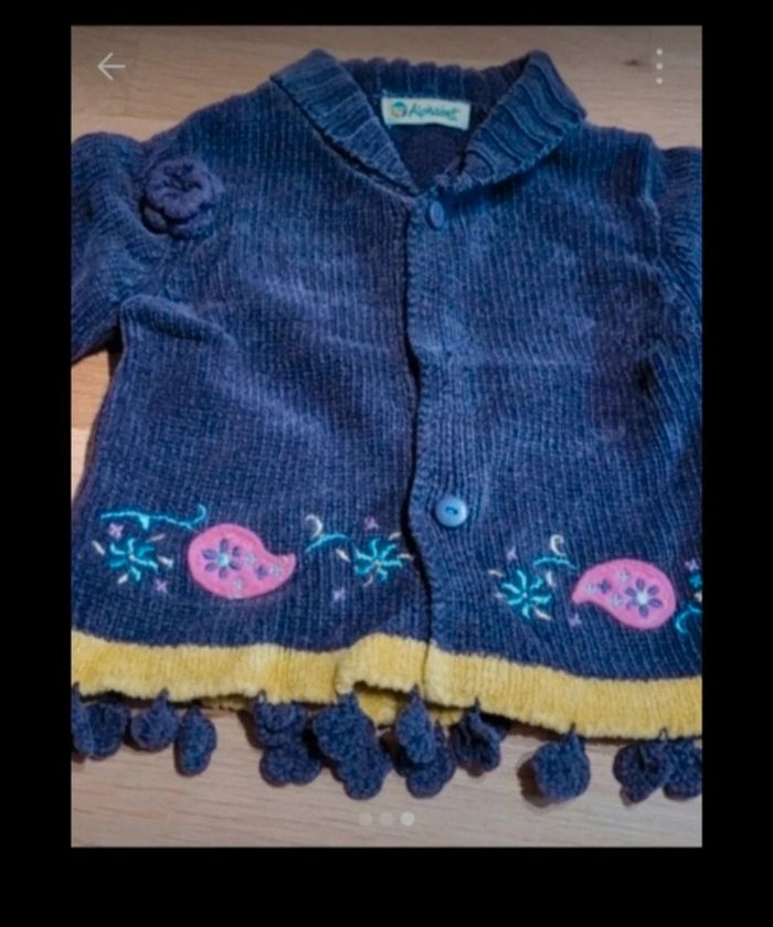 Gilet fille fantaisie