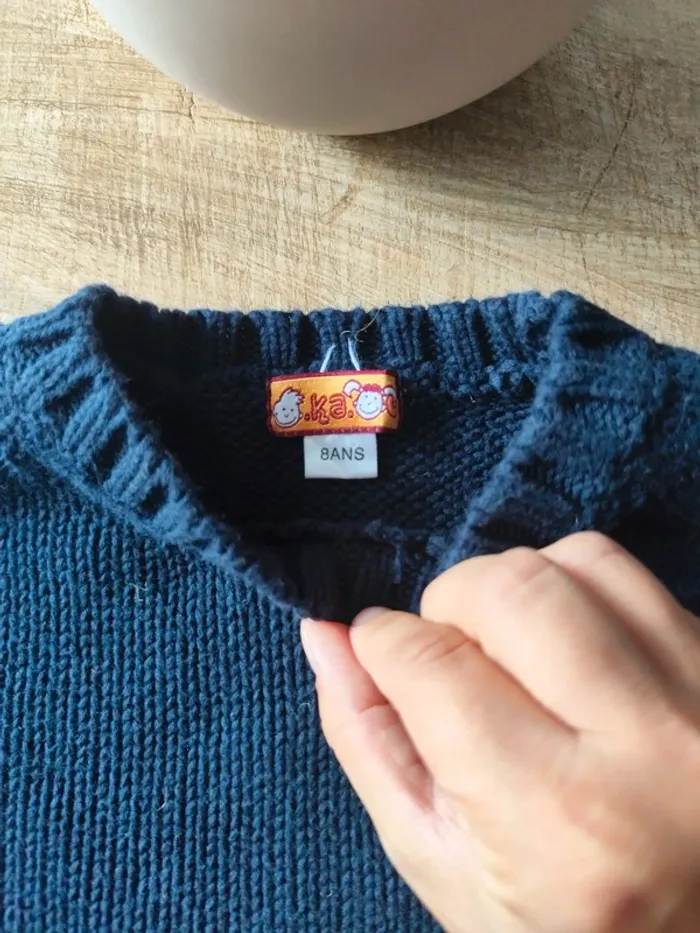 Pull sans manche 8 ans KA - photo numéro 2