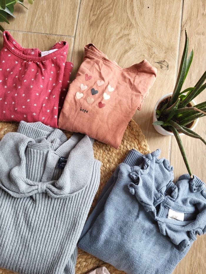 🍒Lot de 7 vêtements fille 18 mois de plusieurs marques - photo numéro 3