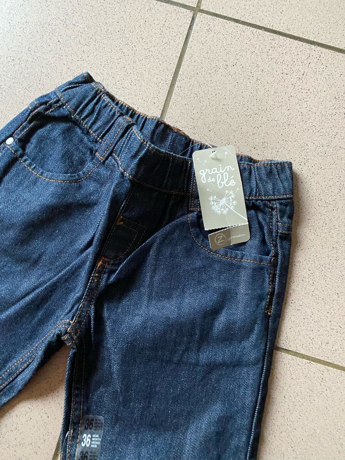 Pantalon grain de blé taille 36 mois 3 ans Neuf - photo numéro 2