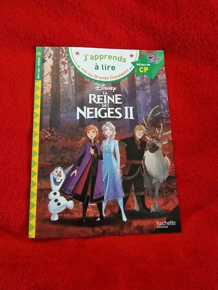 Livre j'apprends à lire la reine des neiges 2