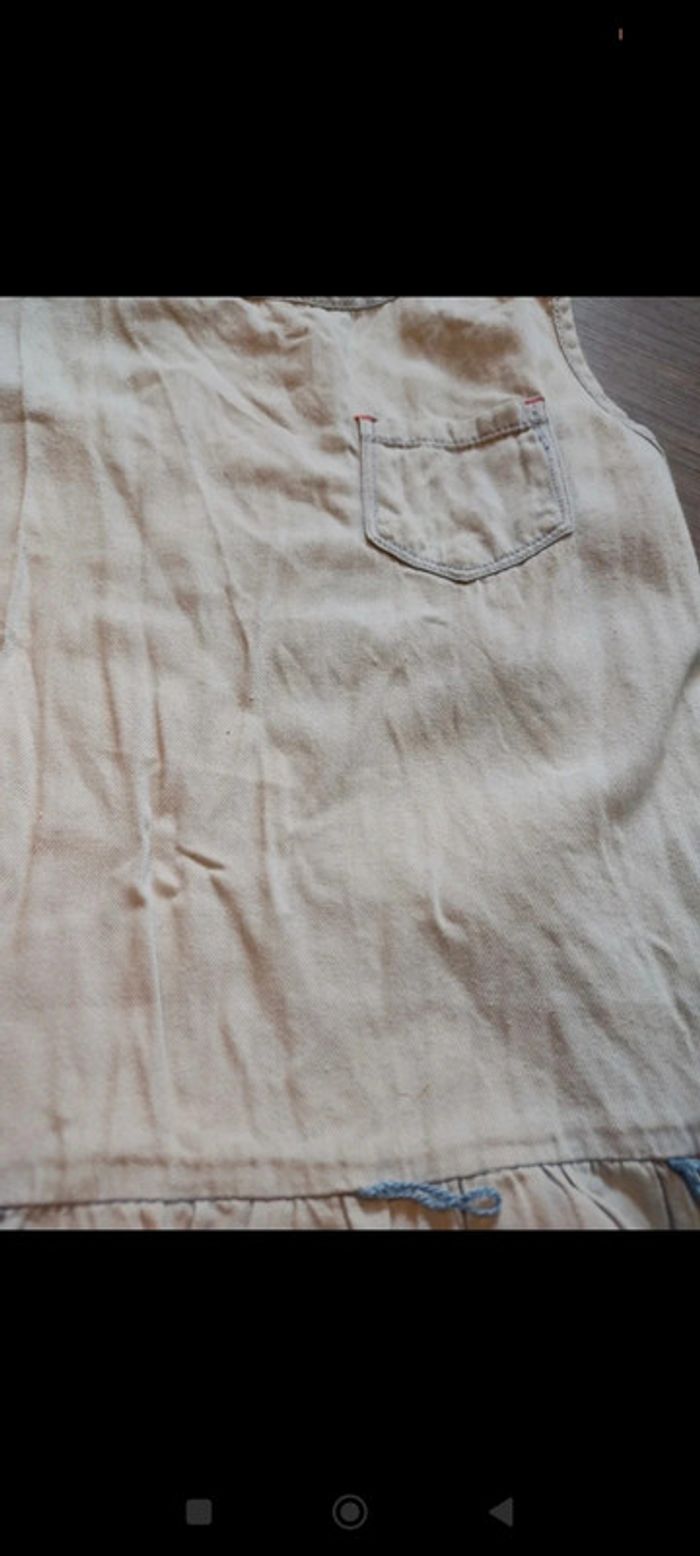 Robe dentelle effet jean - photo numéro 3