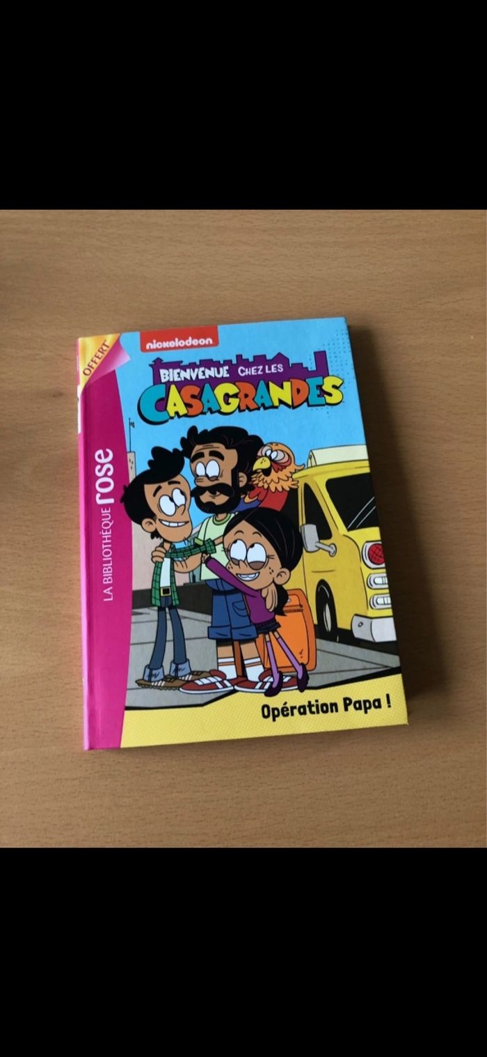 Livre bibliothèque bienvenue chez les casagrandes 8/10ans