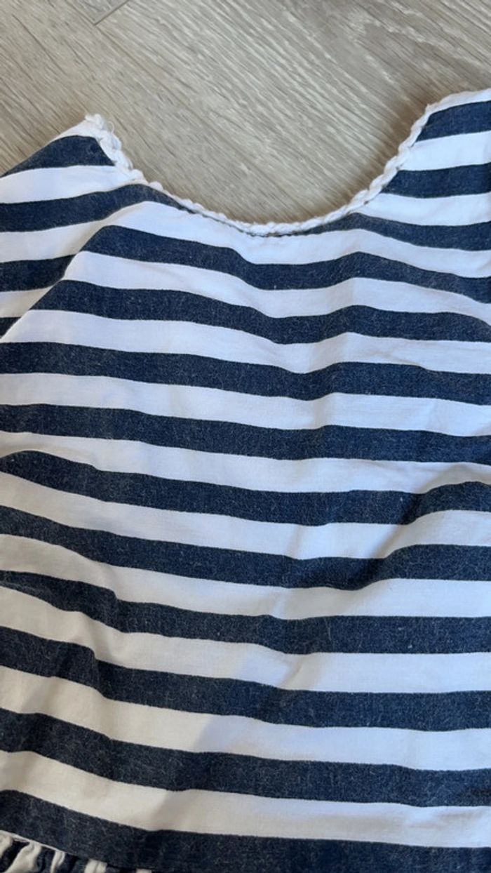 Robe été rayure marine 3 ans - photo numéro 2