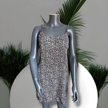 Robe longue - motif léopard- M