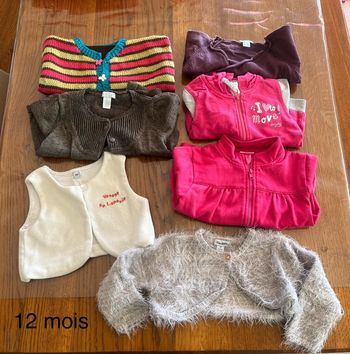 Gilet et veste 12 mois
