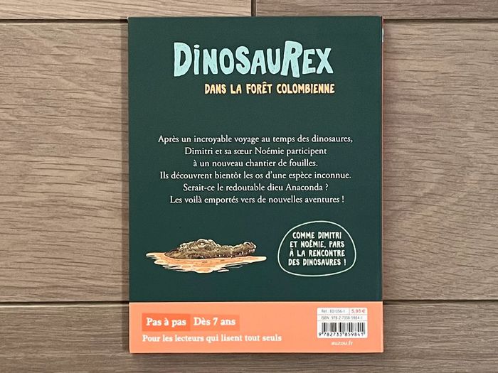 Dinosaurex: Dans la forêt colombienne Tome 2 Auzou 7+ - photo numéro 2