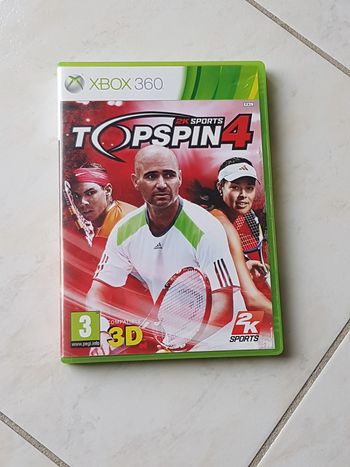 Jeu xbox 360 Topspin 4