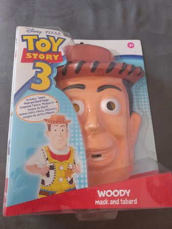 Deguisement woody toy story masque + haut debardeur