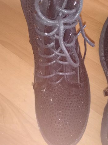 Bottines noir A paillete