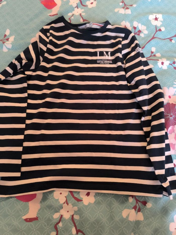Tee shirt manches longues little marcel 10 ans
