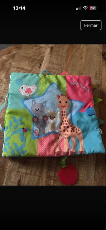 Livre Sophie la girafe