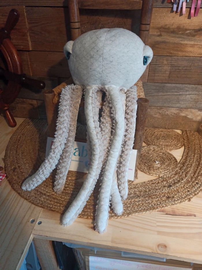 Peluche pieuvre bigstuffed 60 cm tbe - photo numéro 7