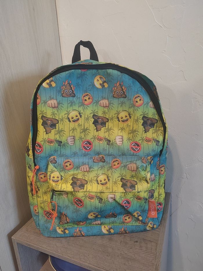 Cartable mixte à smiley / emojis