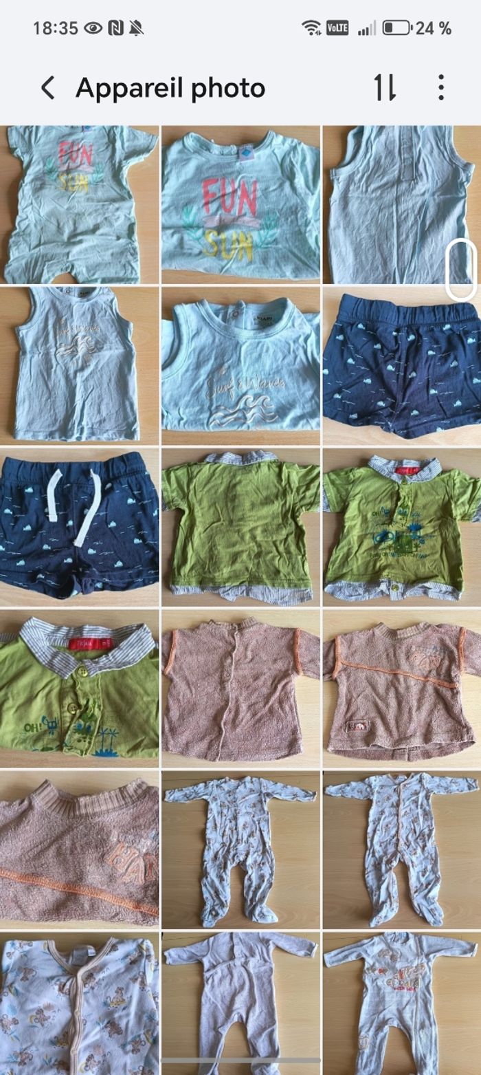 Lot vêtements garçon 9 mois - photo numéro 4