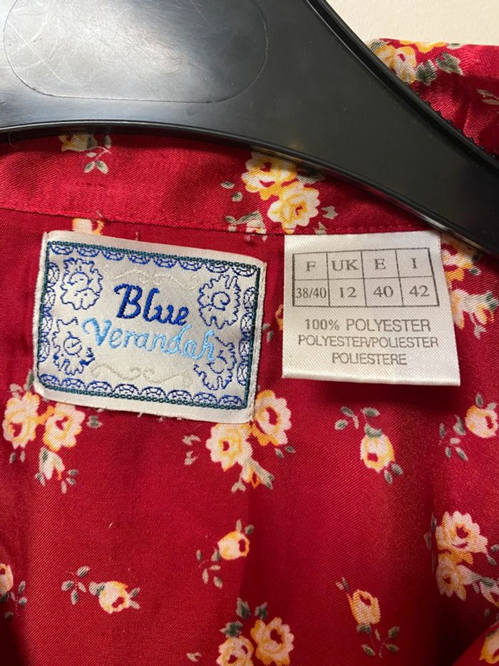 Jolie veste de pyjama Blue Verandah taille 38/40 - photo numéro 3