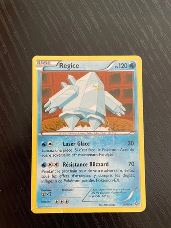 Carte Pokémon Regice 24/98