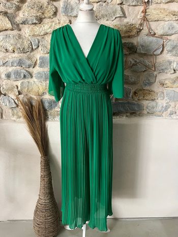 Combinaison longue verte cintrée Senes S