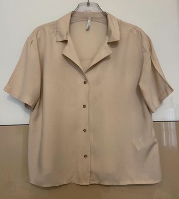 Chemisier oversize beige femme S