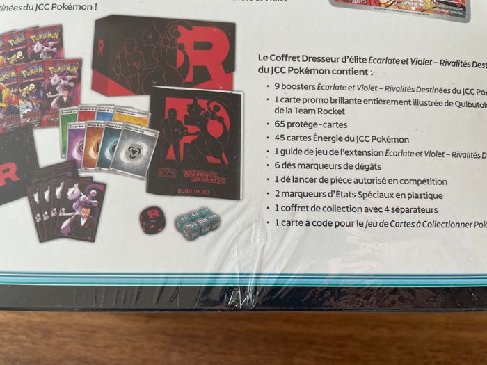Pokémon - Coffret Dresseur d'Élite (ETB) EV10 Rivalités Destinées FR - photo numéro 4