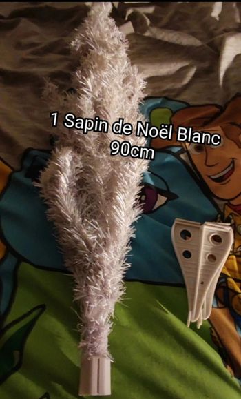 Sapin de Noël blanc 90cm