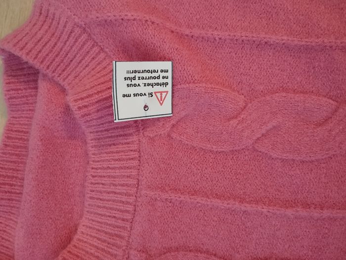 Pull doux torsadé taille L - photo numéro 6