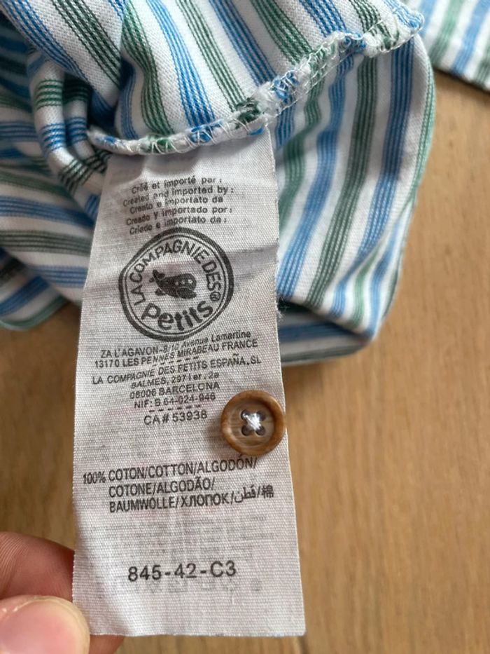 T-shirt ML rayé - La Cie des Petits - 12mois - photo numéro 6