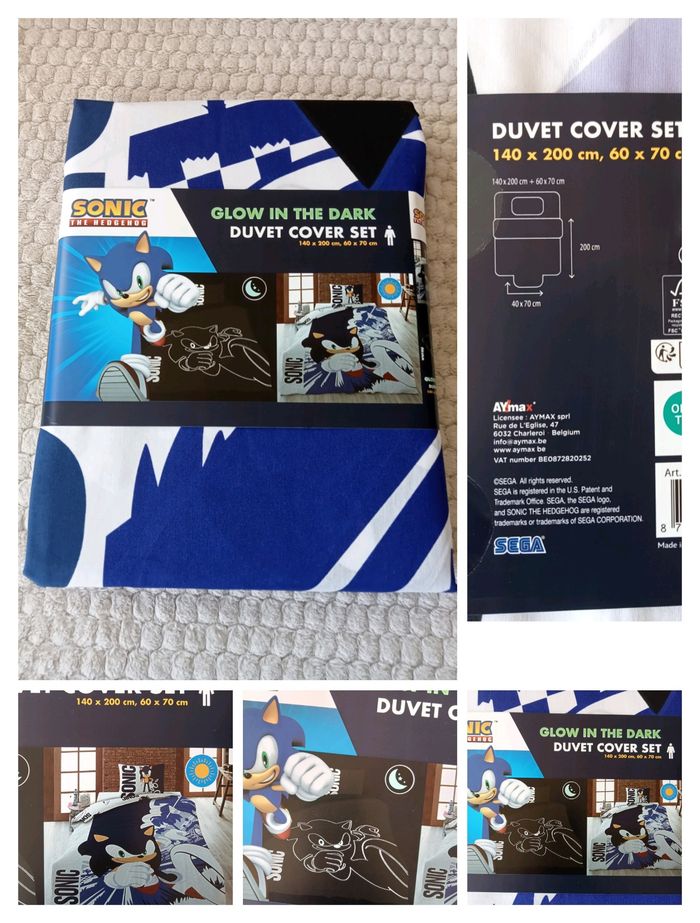 Parure de lit lumineuse Sonic