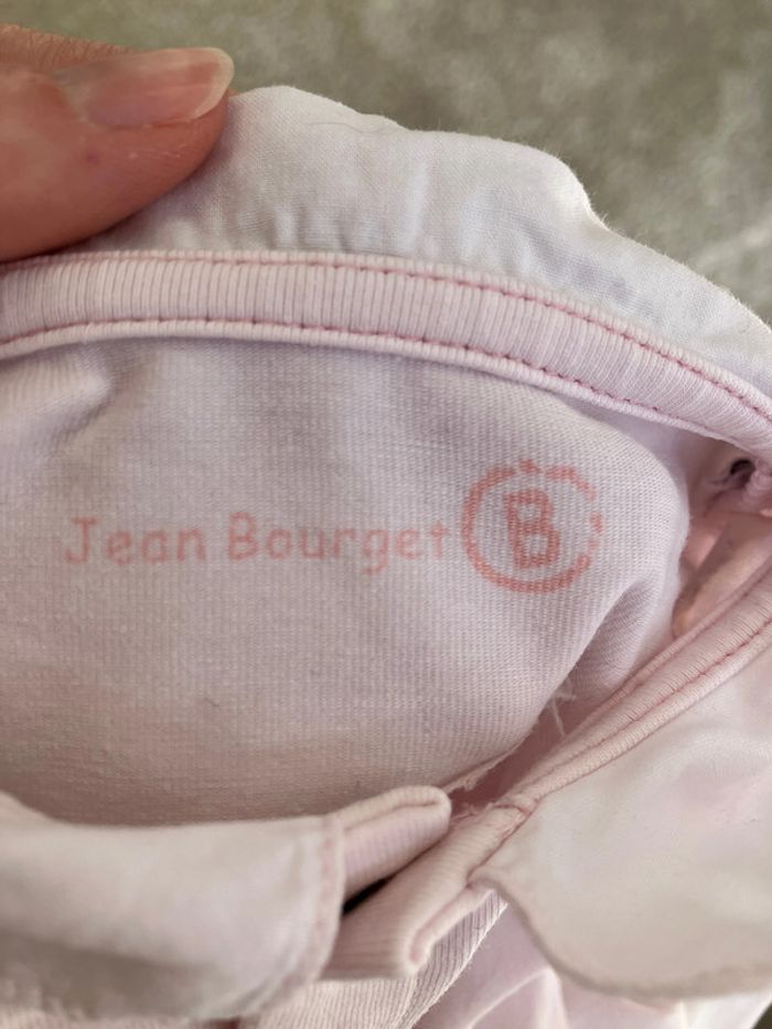 Jolie combishort rose clair pour fille - jean Bourget - 6 mois - photo numéro 2