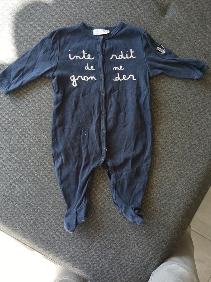 Lot de 6 pyjamas 1 pièce garçon 1 an - photo numéro 5