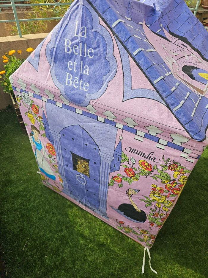 Cabane maison en toile la belle et la bête mundia disney vintage - photo numéro 10