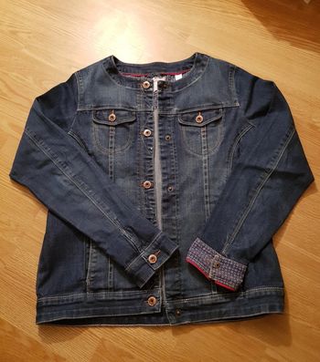 Veste jean bleu Okaïdi fille 14 ans