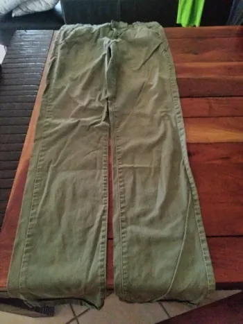 Pantalon toile uni kali en 16 ans Gémo