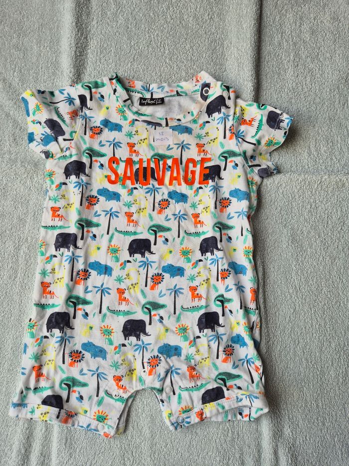 Combishort bébé