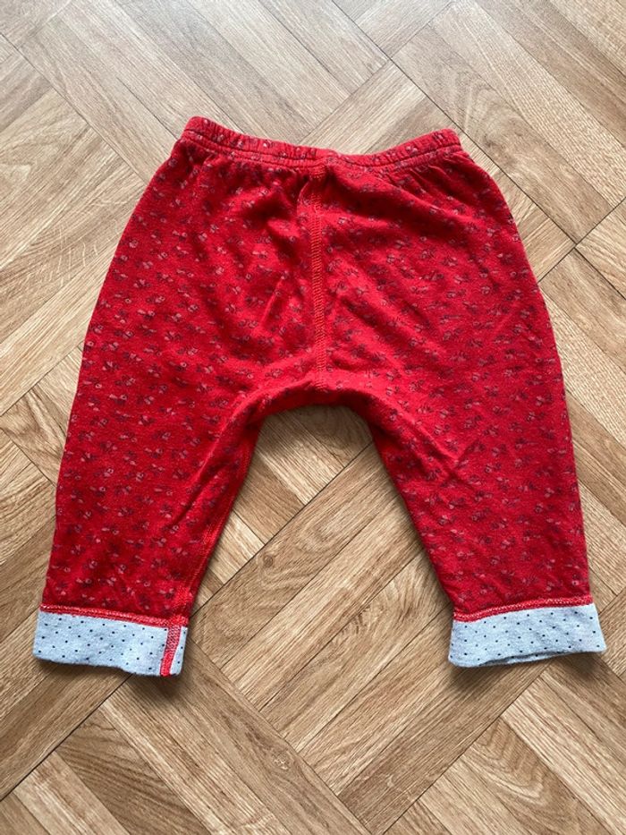 Pantalon sarouel rouge taille 12 mois vintage - photo numéro 4
