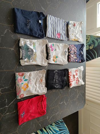 Lot 10 Tee shirts manches longues
