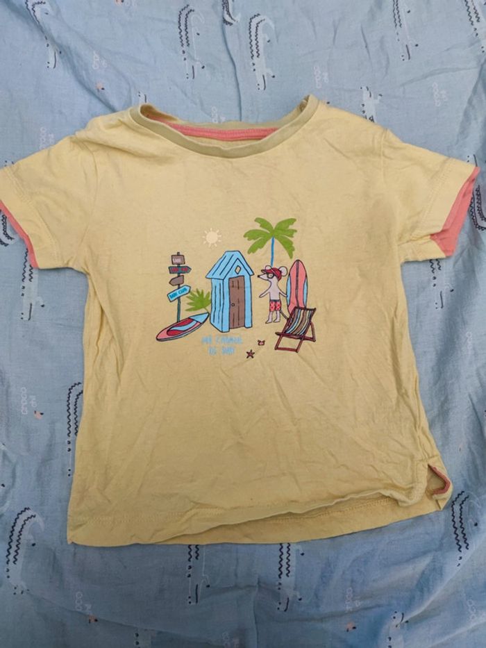 T-shirt ma cabane de surf T.24 mois