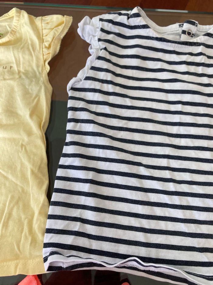 Lot de 6 tee-shirts sans manches 12 mois - photo numéro 7