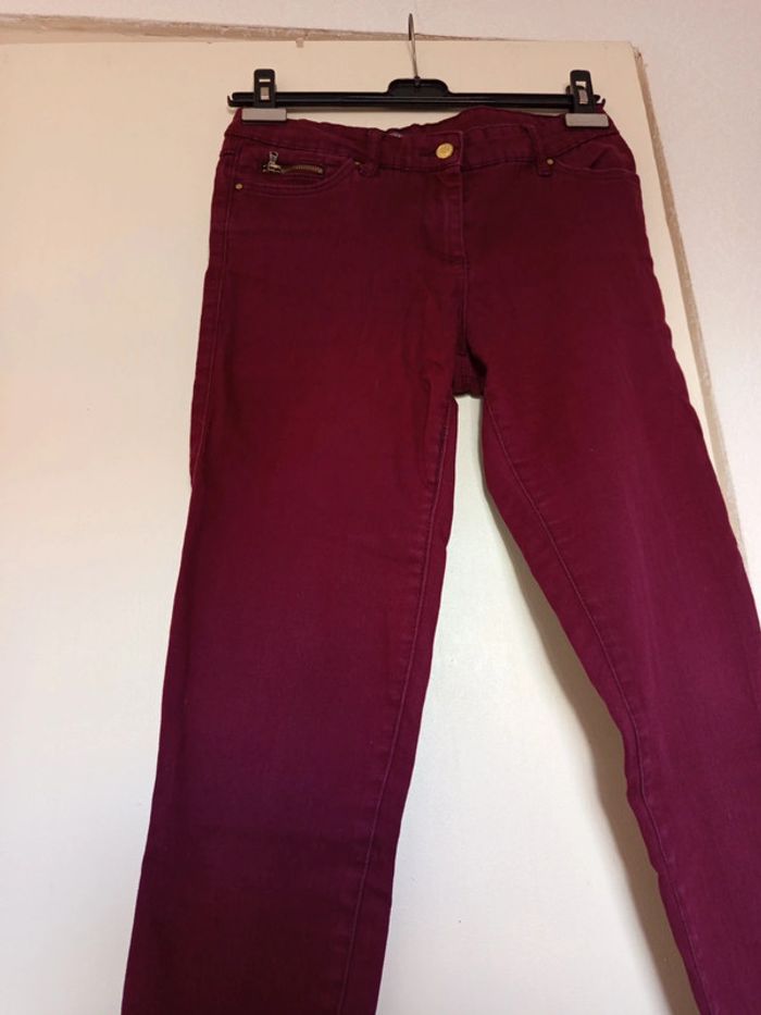 Jean Bordeaux en taille S de la marque ici et maintenant - photo numéro 4