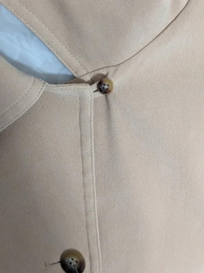 Sur-chemise/blouse MWK - beige - photo numéro 3