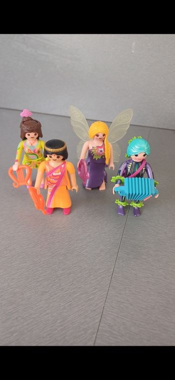 Personnages fée princesse cirque playmobil