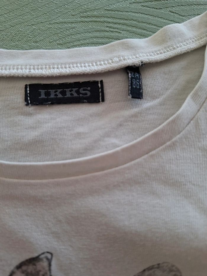 Jegging, t-shirt manches longues et chemise 24 mois - photo numéro 3