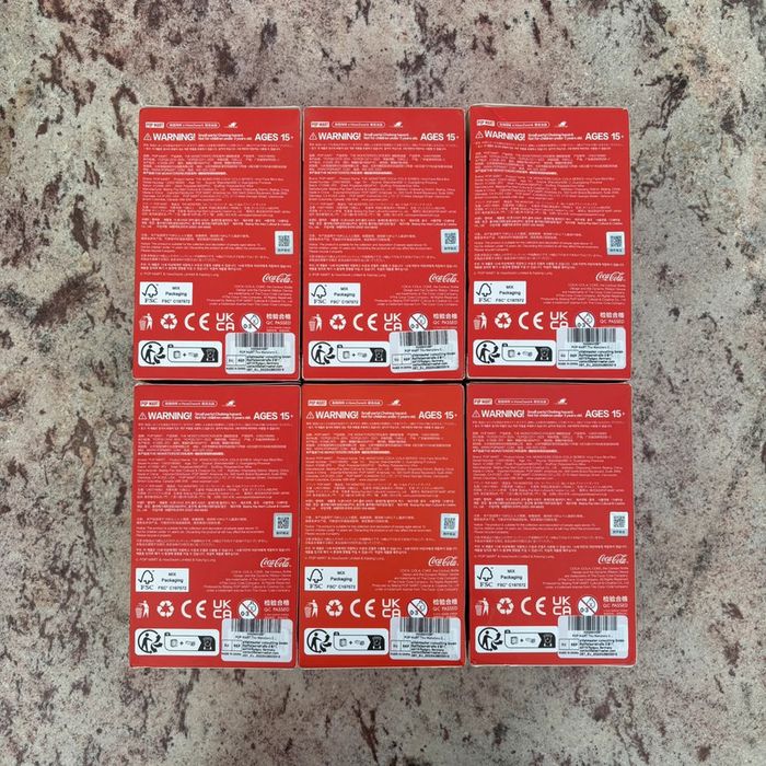 6 Pop Mart Labubu The Monsters - Coca Cola Blind Box Original Whole Set Display - photo numéro 4