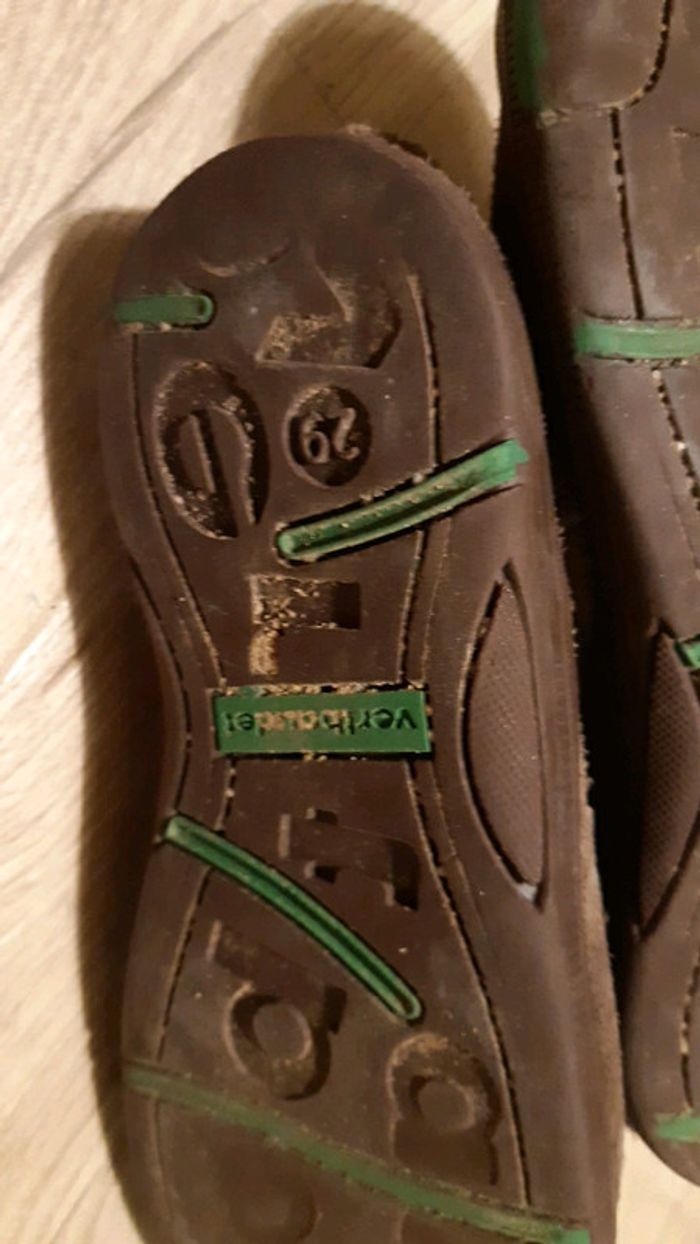 Bottines cuir fourrées T29 Vert Baudet - photo numéro 5